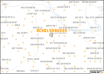 map of Acholshausen