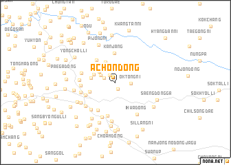 map of Ach\