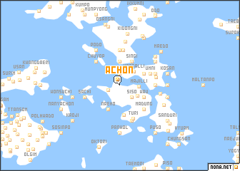 map of Ach\