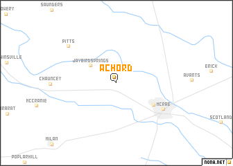 map of Achord