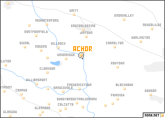 map of Achor