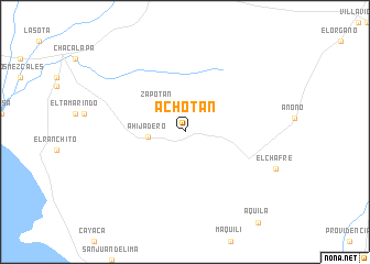 map of Achotán