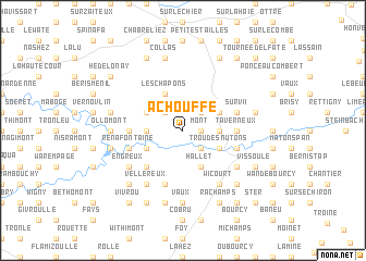 map of Achouffe