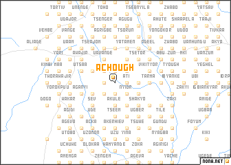 map of Achough