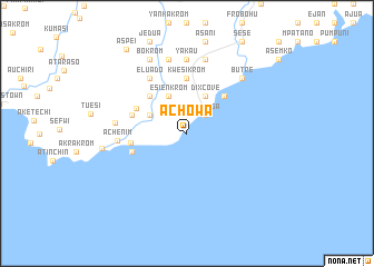 map of Achowa