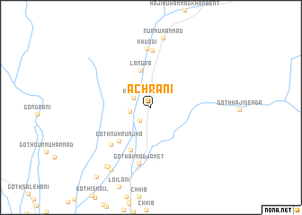 map of Āchrāni