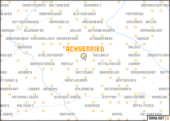 map of Achsenried