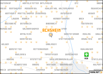 map of Achsheim