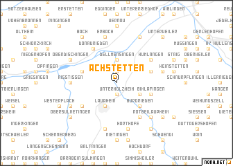 map of Achstetten