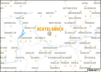 map of Achtelsbach