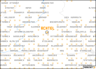 map of Achtel