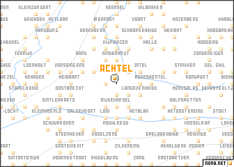 map of Achtel