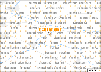 map of Achterbist