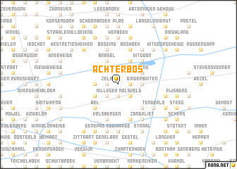 map of Achterbos