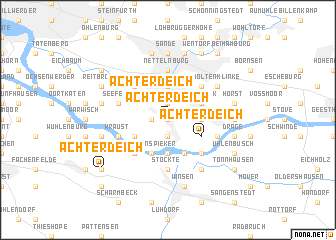 map of Achterdeich