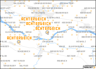 map of Achterdeich