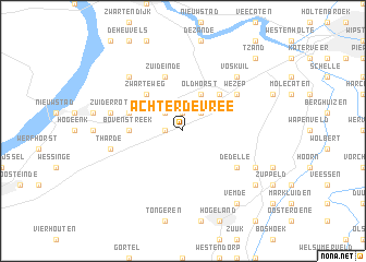 map of Achter de Vree