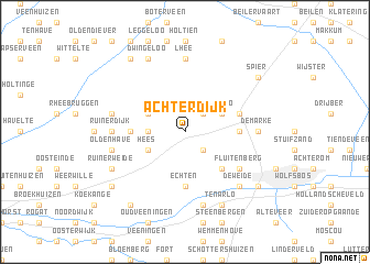 map of Achterdijk