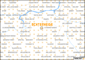 map of Achterheide