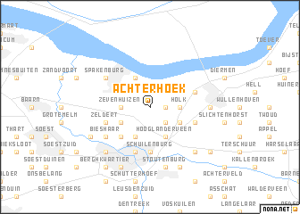 map of Achterhoek