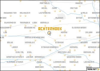 map of Achterhoek