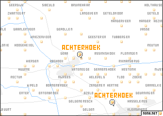 map of Achterhoek