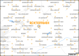 map of Achterndiek