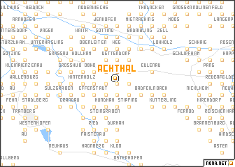 map of Achthal