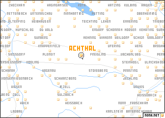 map of Achthal