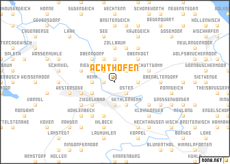 map of Achthöfen