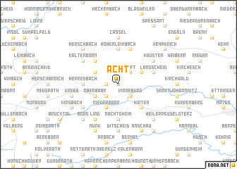 map of Acht