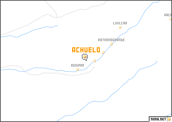 map of Achuelo