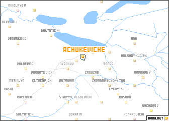map of Achukeviche