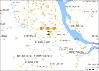 map of Āchu Khel