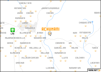 map of Achumani