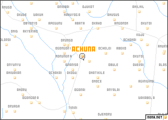 map of Achuna