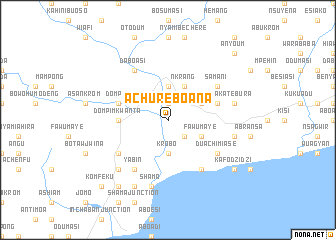 map of Achureboana