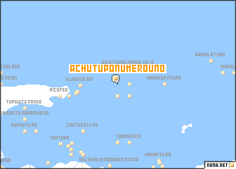 map of Achutupo Número Uno