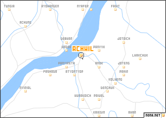 map of Achwil