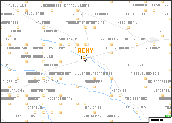 map of Achy