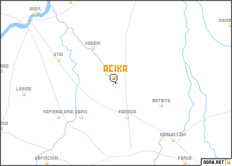 map of Acika