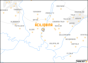 map of Acılıqbinǝ