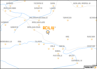 map of Aciliu