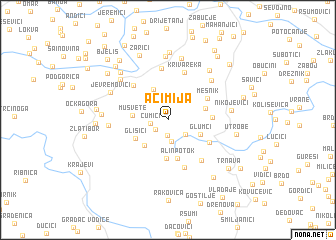 map of Acimija