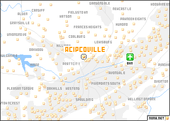 map of Acipcoville