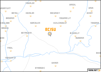 map of Acısu