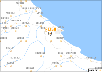 map of Acısu