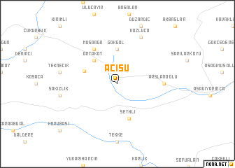 map of Acısu