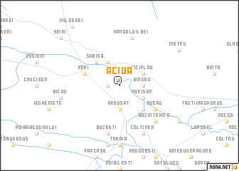 map of Aciua