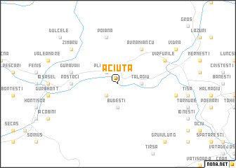 map of Aciuţa